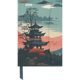 Japanese Papers 2026 - Diary - Buchkalender - Taschenkalender - 10x15