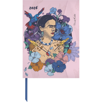 Frida Kahlo 2026 - Diary - Buchkalender - Taschenkalender - 16x22