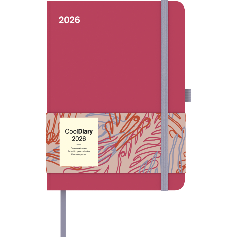 Sunset Coral 2026 - Diary - Buchkalender - Taschenkalender - 16x22 main product photo