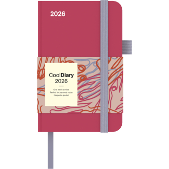 Sunset Coral 2026 - Diary - Buchkalender - Taschenkalender - 9x14