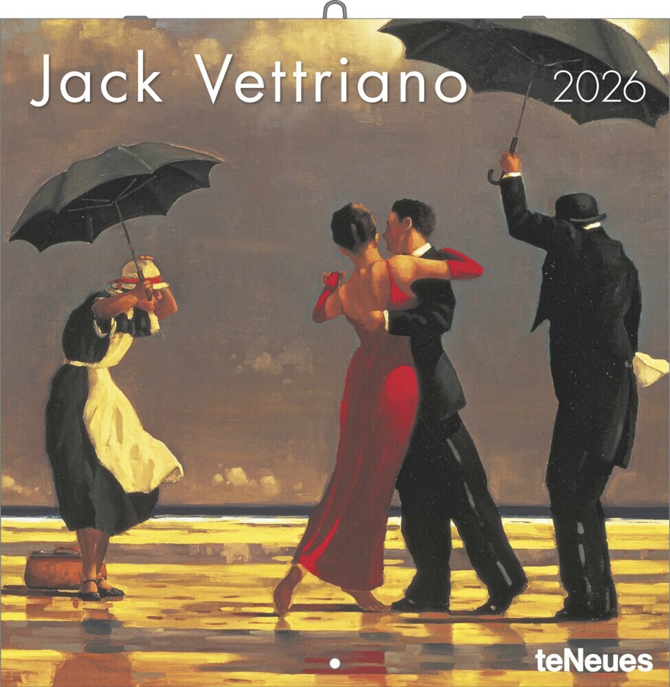 Jack Vettriano 2026 - Wand-Kalender - Broschüren-Kalender - 30x30 - 30x60 geöffnet - Kunst-Kalender main product photo