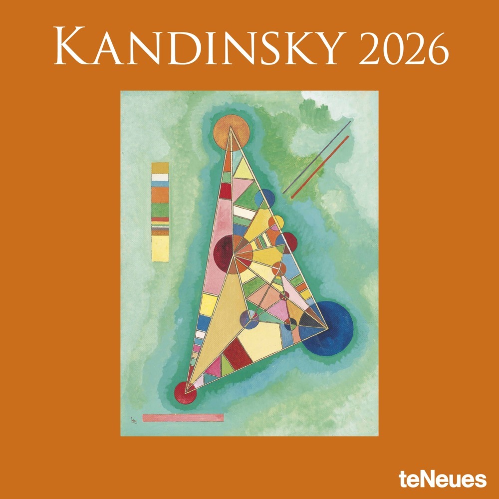 Kandinsky 2026 - Wand-Kalender - Broschüren-Kalender - 30x30 - 30x60 geöffnet - Kunst-Kalender main product photo