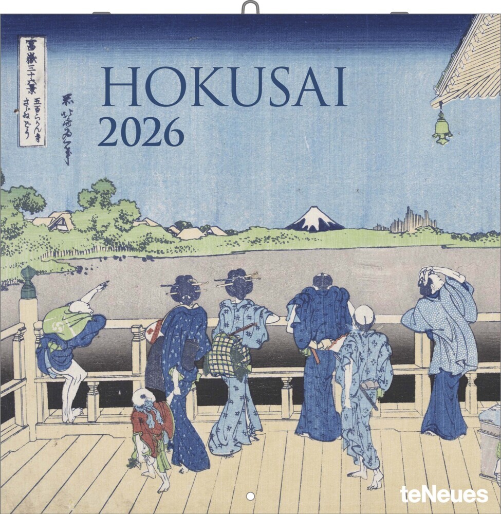 Hokusai 2026 - Wand-Kalender - Broschüren-Kalender - 30x30 - 30x60 geöffnet - Kunst-Kalender main product photo