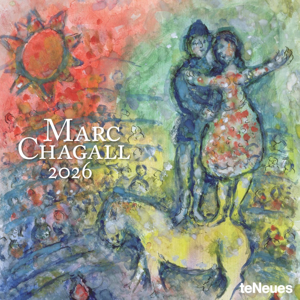 Marc Chagall 2026 - Wand-Kalender - Broschüren-Kalender - 30x30 - 30x60 geöffnet - Kunst-Kalender main product photo