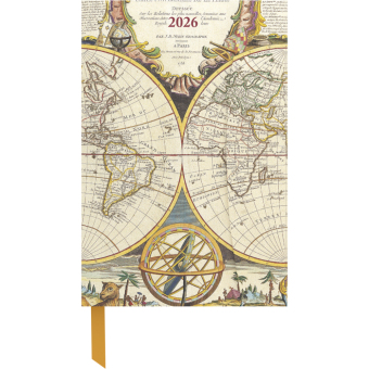 Antique Maps 2026 - Diary - Buchkalender - Taschenkalender - 10x15