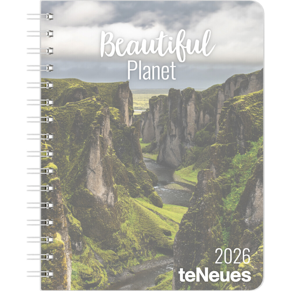 Beautiful Planet 2026 - Buchkalender - Taschenkalender - Fotokalender - 16,5x21,6 main product photo