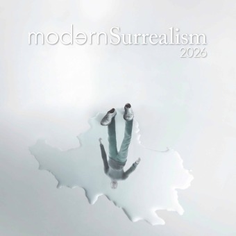 Modern Surrealism 2026 - Wand-Kalender - Broschüren-Kalender - 30x30- 30x60 geöffnet