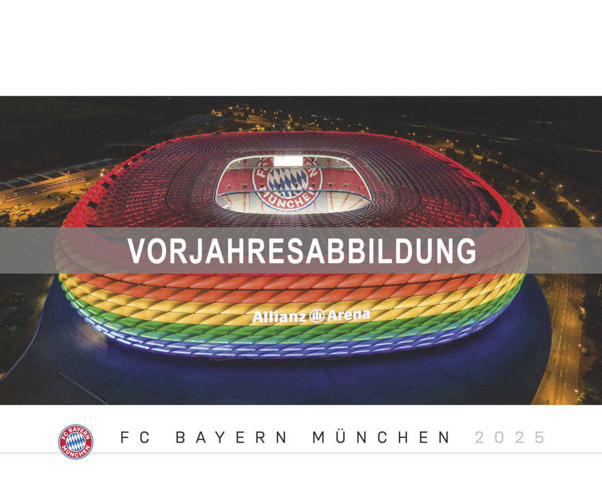 FC Bayern München 2026 Wand-Kalender - Fußball-Kalender - Fan-Kalender - 60x50 - Sport main product photo