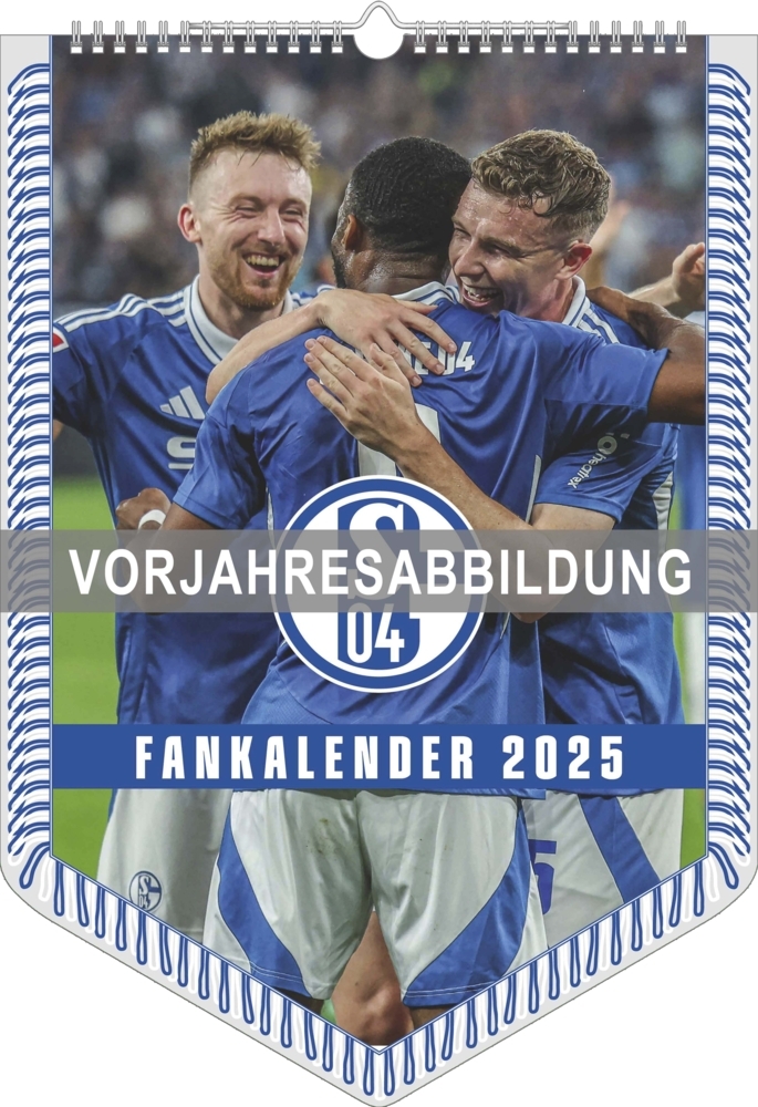 FC Schalke 04 2026 - Bannerkalender - Fan-Kalender - Fußball-Kalender - Wand-Kalender - 29,7x42 - Sport main product photo