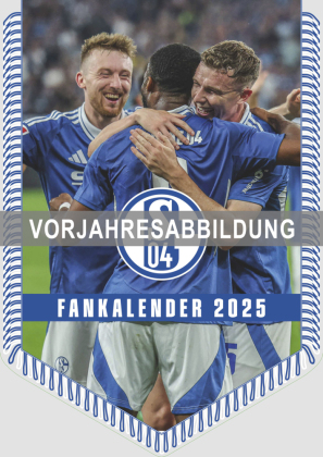 FC Schalke 04 2026 - Bannerkalender - Fan-Kalender - Fußball-Kalender - Wand-Kalender - 29,7x42 - Sport