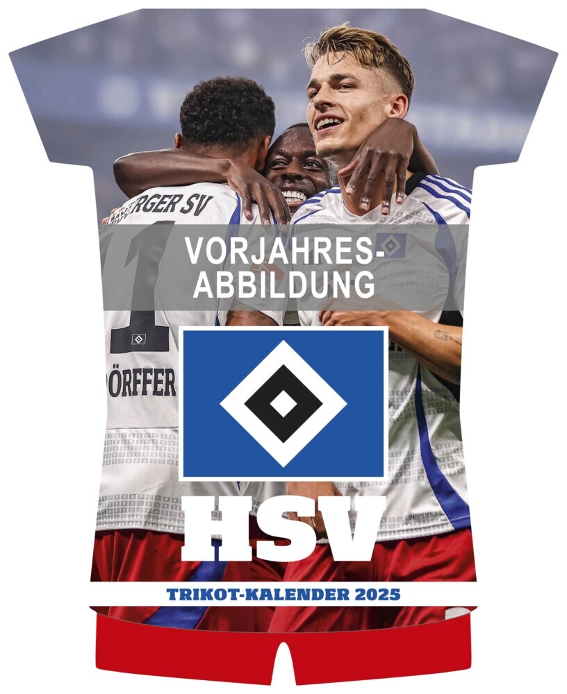 Hamburger SV 2026 - Trikotkalender - Fußball-Kalender - Fan-Kalender - 34,1x42 main product photo