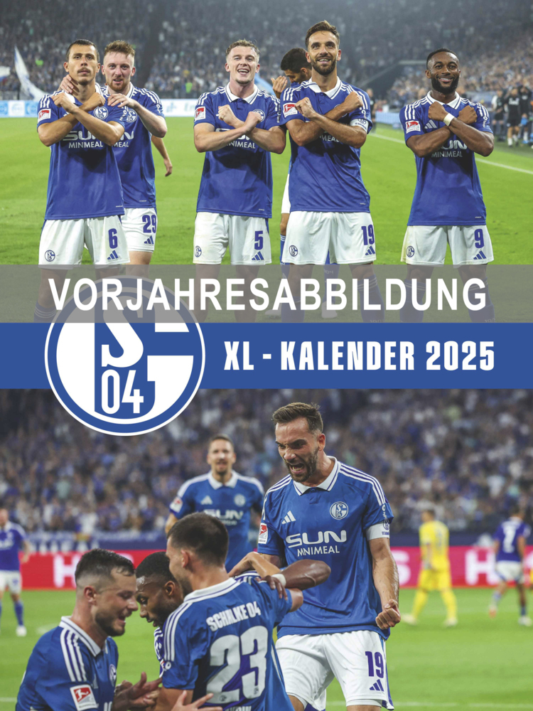 FC Schalke 04 2026 - Poster-Kalender-XL - Fußball-Kalender - Fan-Kalender - 48x64 - Sport main product photo