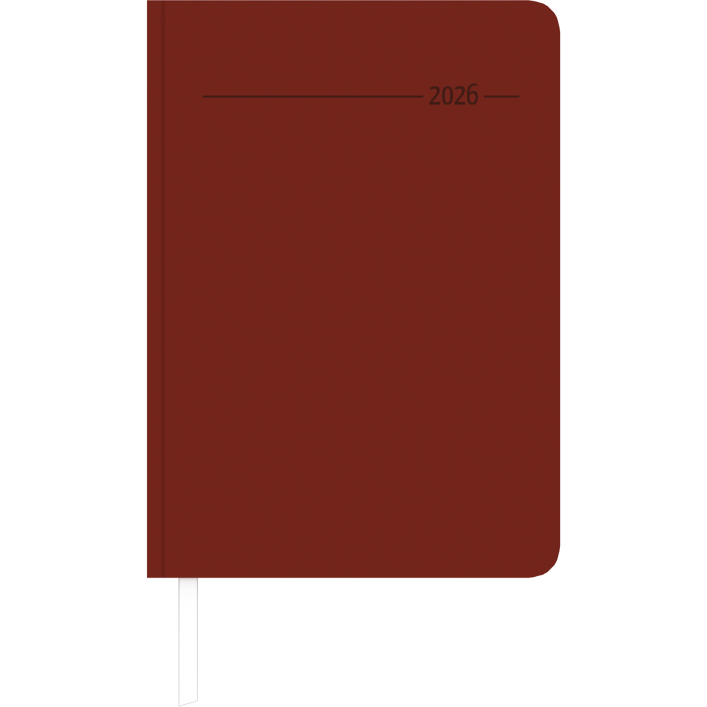 Wochenplaner Tucson rot 2026 - Büro-Kalender A5 - Cheftimer - red - 1 Woche 2 Seiten - 128 Seiten - Tucson-Einband - Zettler main product photo