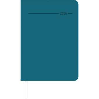 Wochenplaner Tucson türkis 2026 - Büro-Kalender A5 - Cheftimer - turquoise - 1 Woche 2 Seiten - 128 Seiten - Tucson-Einband - Zettler