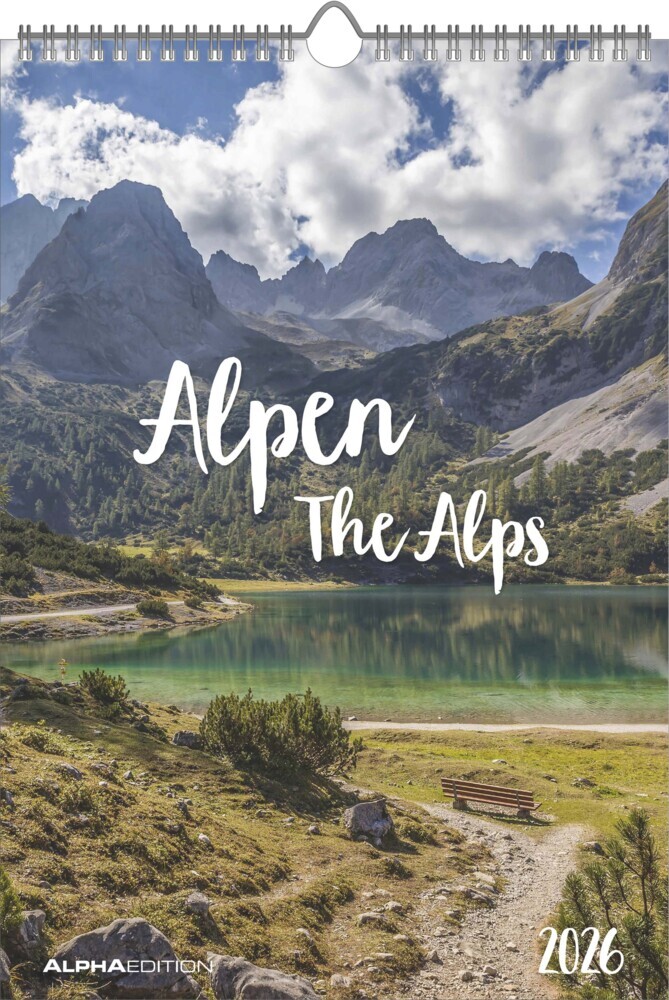 Alpen 2026 - Bild-Kalender 23,7x34 cm - The Alps - Wandkalender - mit Platz für Notizen - Alpha Edition main product photo