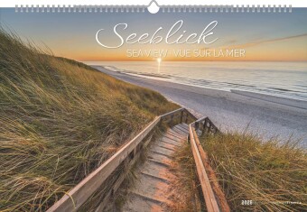Seeblick 2026 - Bildkalender quer 49,5x33 cm - Sea View - die schönsten Strandbilder - Landschaftskalender - Wandkalender - Wandplaner