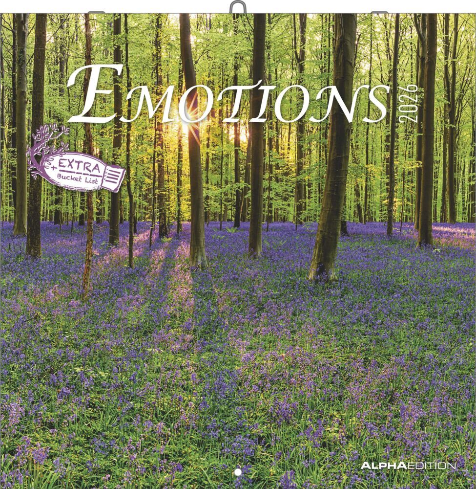 Emotions 2026 - Broschürenkalender 30x30 cm (30x60 geöffnet) - Kalender mit Platz für Notizen - Emotionen - Bildkalender - Wandplaner - Wandkalender main product photo