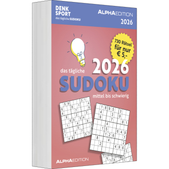 Das tägliche Sudoku 2026 - Tagesabreißkalender -14,8x21,0 - Rätselkalender - Knobelkalender