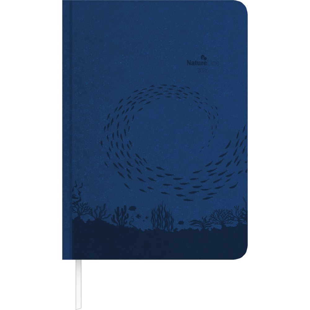 Buchkalender Nature Line Ocean 2026 - Taschen-Kalender A5 - 1 Tag 1 Seite - 416 Seiten - Umwelt-Kalender - mit Hardcover - Alpha Edition main product photo
