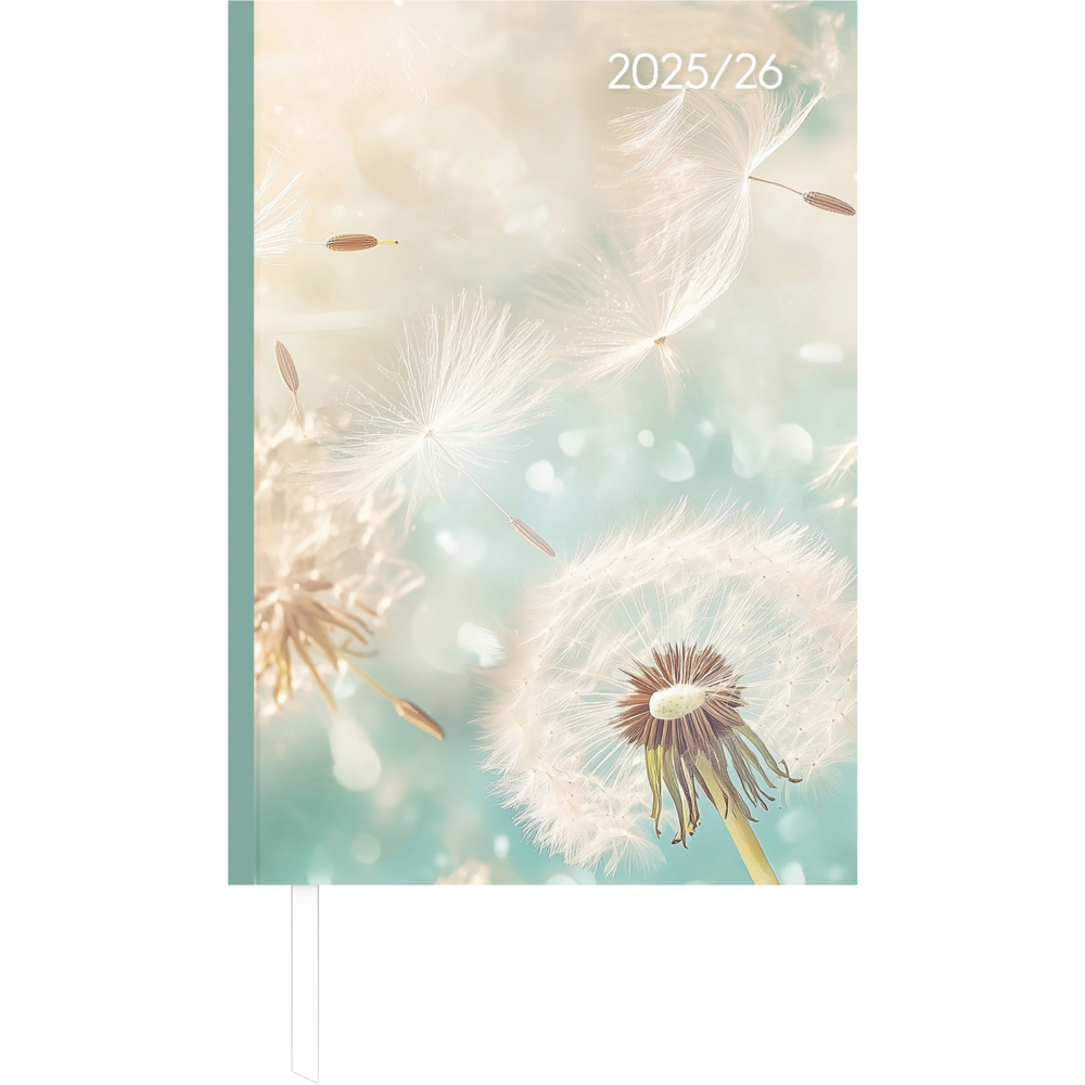 Campustimer Blowballs - A5 Semester-Planer - Studenten-Kalender 2025/2026 - Notiz-Buch - Pusteblume - Weekly - Alpha Edition main product photo