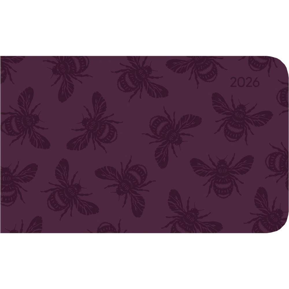 Ladytimer TO GO Deluxe Purple 2026 - Taschen-Kalender 15,3x8,7 cm- Tucson Einband - mit Motivprägung - Weekly - 128 Seiten - Alpha Edition main product photo