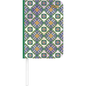 Lady Journal Mini Oriental 2026 - Taschen-Kalender 8x11,5 cm - Muster - Weekly - 144 Seiten - Notiz-Buch - Alpha Edition