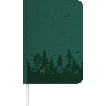 Wochen-Minitimer Nature Line Forest 2026 - Taschen-Kalender A6 - 1 Woche 2 Seiten - 192 Seiten - Umwelt-Kalender - mit Hardcover - Alpha Edition