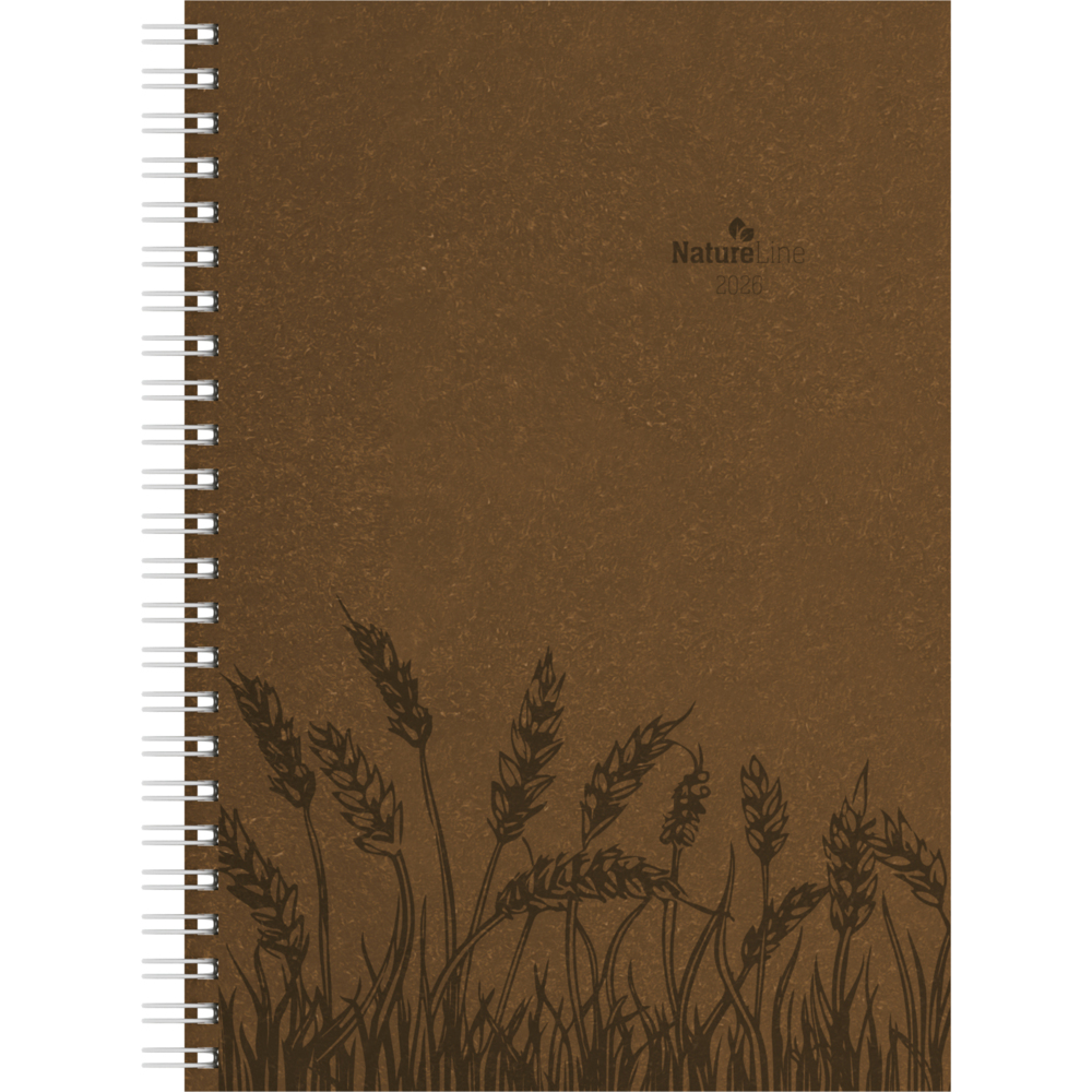 Wochenplaner Nature Line Malt 2026 - Taschen-Kalender A5 - 1 Woche 2 Seiten - Ringbindung - 128 Seiten - Umwelt-Kalender - mit Hardcover - Alpha Edition main product photo