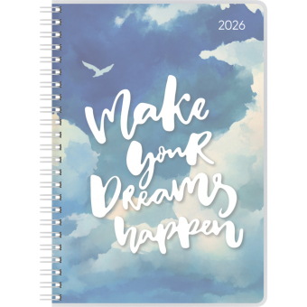 Ladytimer Ringbuch Statement 2026 - Taschen-Kalender A5 (15x21 cm) - Schüler-Kalender - Weekly - Ringbindung - 128 Seiten - Alpha Edition