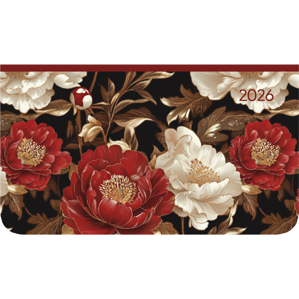 Ladytimer Pad Pattern 2026 - Taschen-Kalender 15,6x9 cm - Muster - Weekly - 128 Seiten - Notiz-Buch - Alpha Edition main product photo
