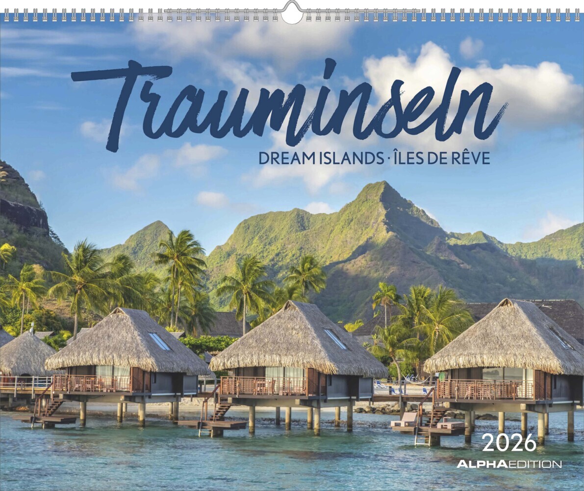 ALPHA EDITION - Trauminseln 2026 - 52 x 42,5 cm main product photo
