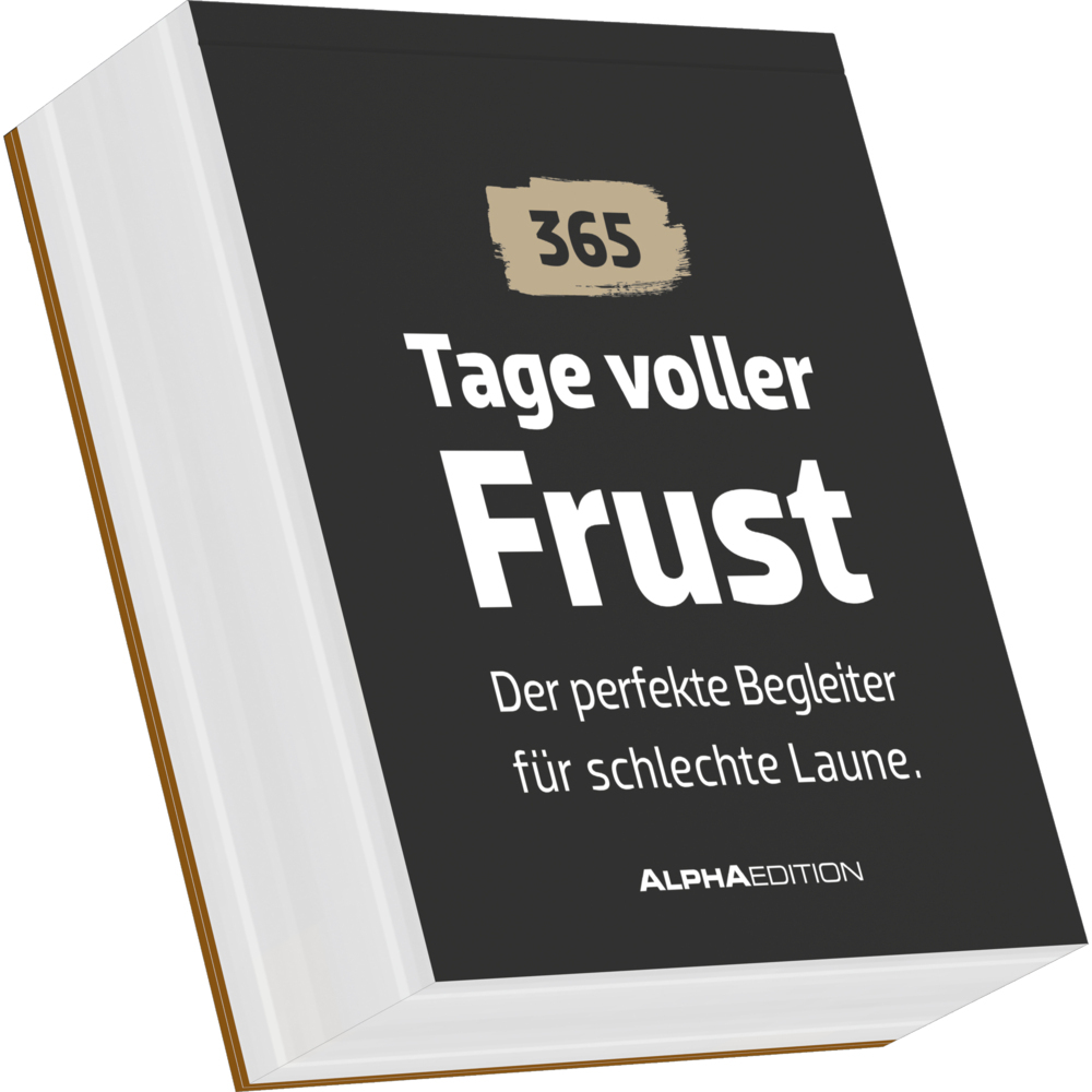Tage voller Frust - der perfekte Begleiter für schlechte Laune main product photo