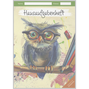 Hausaufgabenheft Grundschule Eule