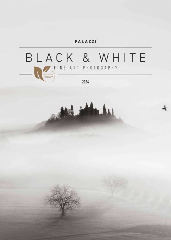 Black & White 2026 - Bildkalender 50x70 cm - Wandkalender XL - schwarz-weiß - Kunst - Hochformat - Palazzi main product photo
