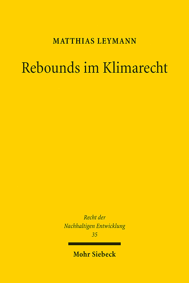 Rebounds im Klimarecht main product photo