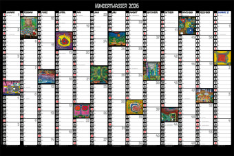 Hundertwasser Jahresplaner Art 2026