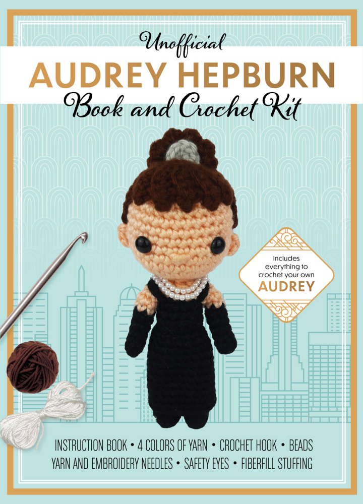 Unofficial Audrey Hepburn Book and Crochet Kit main product photo