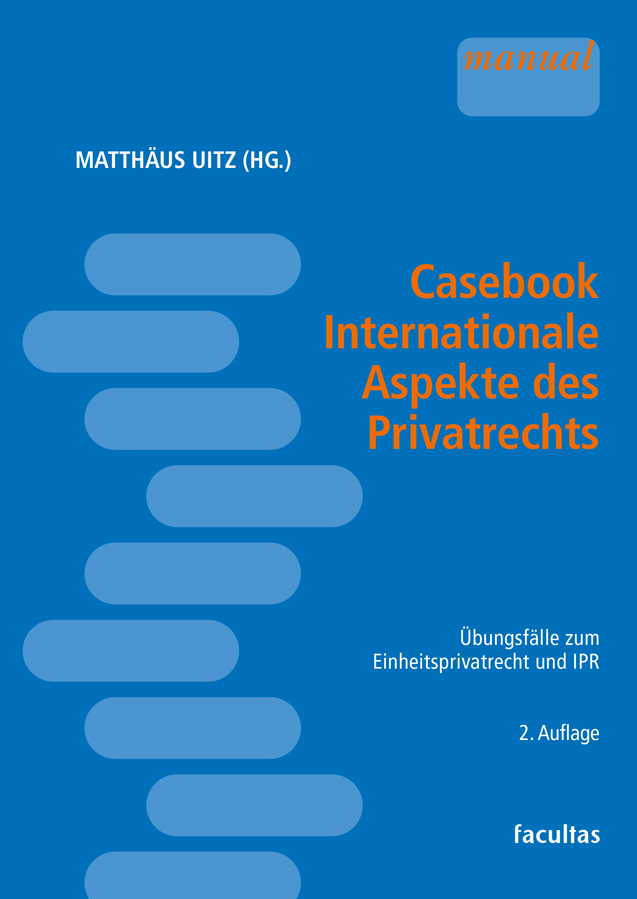 Casebook Internationale Aspekte des Privatrechts main product photo