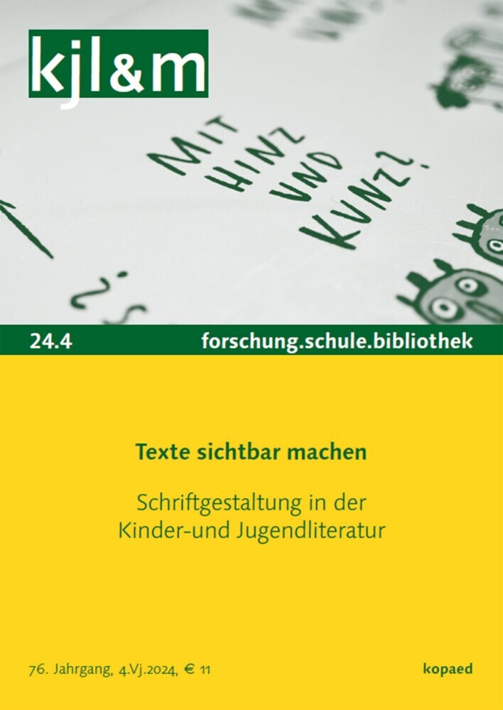 Texte sichtbar machen. Schriftgestaltung in der Kinder- und Jugendliteratur main product photo
