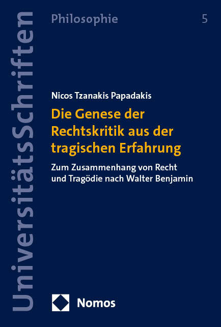 Die Genese der Rechtskritik aus der tragischen Erfahrung main product photo