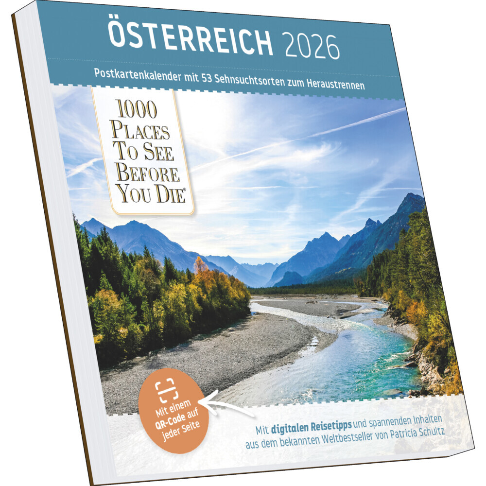 Österreich Postkartenkalender im Format 17, 5 x 17,5 main product photo