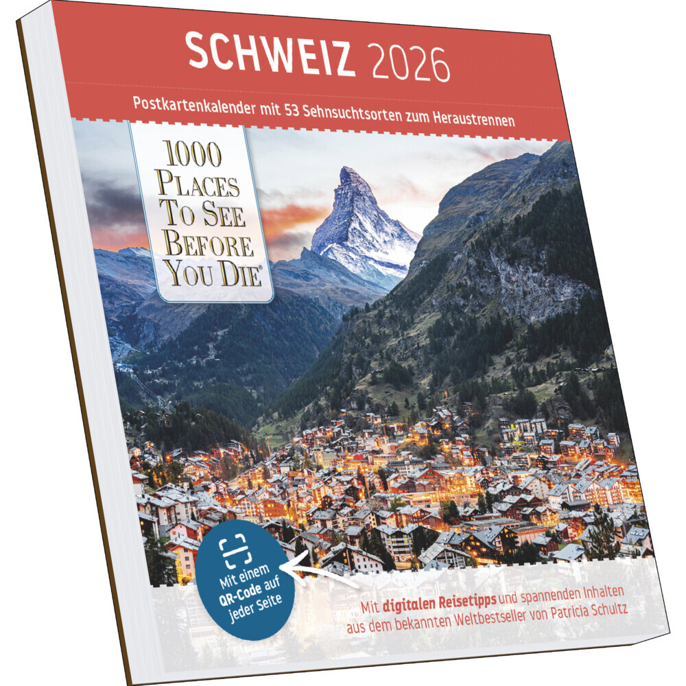 Schweiz Postkartenkalender im Format 17,5 x 17,5 main product photo