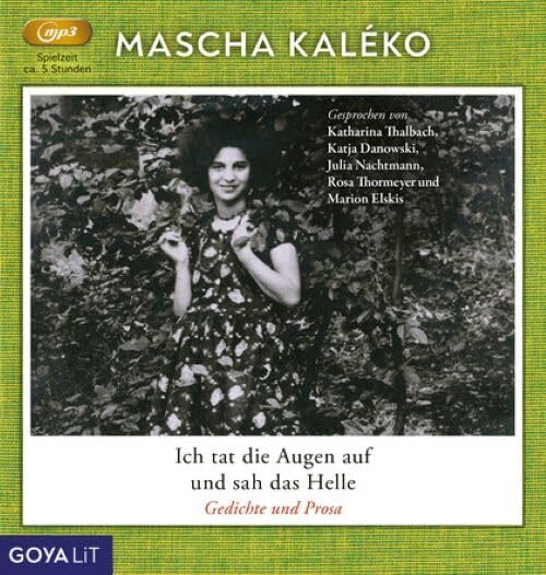 Ich tat die Augen auf und sah das Helle (Gedichte&P, 1 MP3-CD main product photo