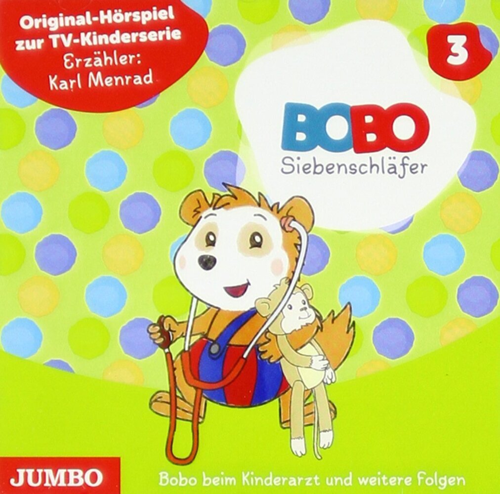 Bobo Siebenschläfer (3).Bobo beim Kinderarzt U.We, 1 Audio-CD main product photo
