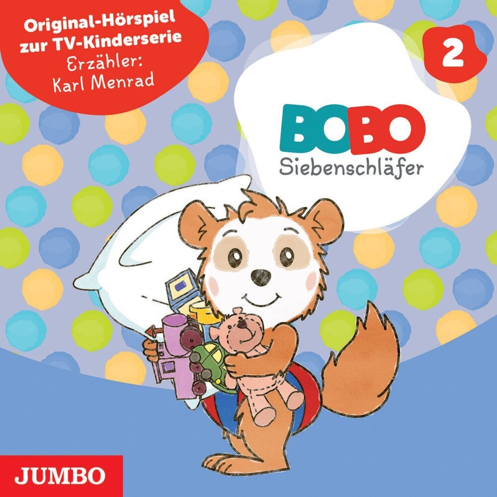 Bobo Siebenschläfer (2).Die Ersten Abenteuer, 1 Audio-CD main product photo
