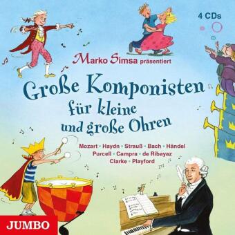 Grosse Komponisten für kleine und grosse Ohren, 4 Audio-CD