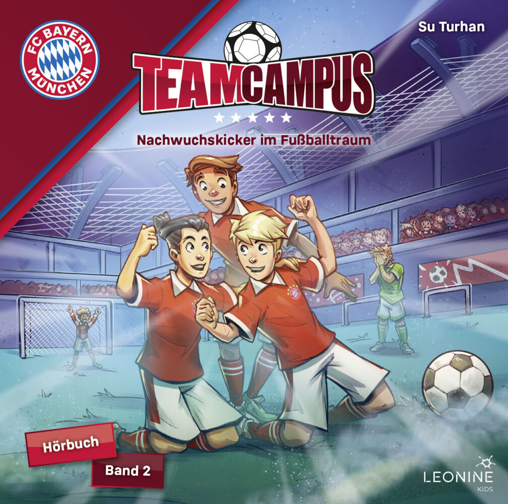 FC Bayern Team Campus (Hörbuch) - Nachwuchskicker im Fußballtraum, 2 Audio-CD main product photo
