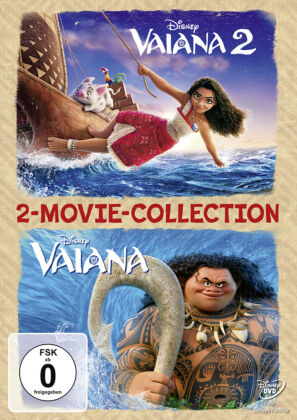 Vaiana 1+2, 2 DVD