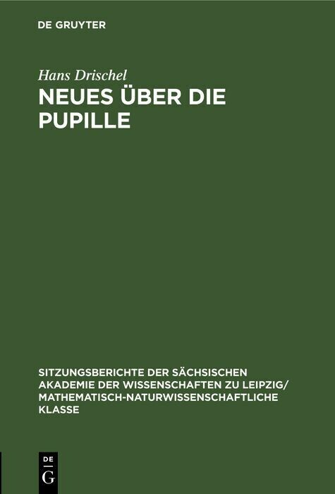 Neues über die Pupille main product photo