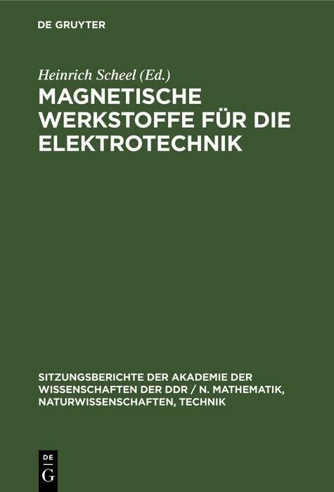 Magnetische Werkstoffe für die Elektrotechnik main product photo